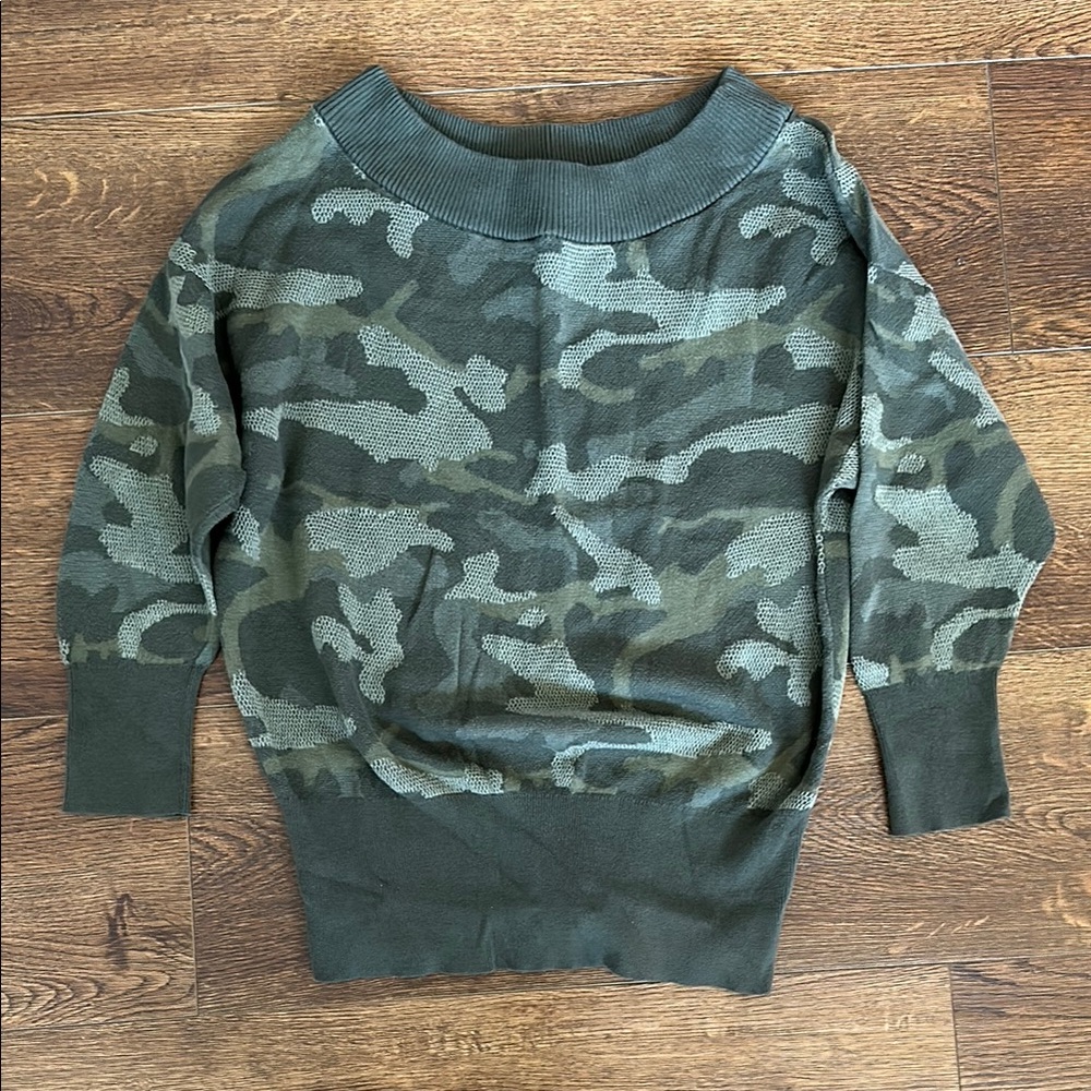 Express Women’s Camouflage Sweater